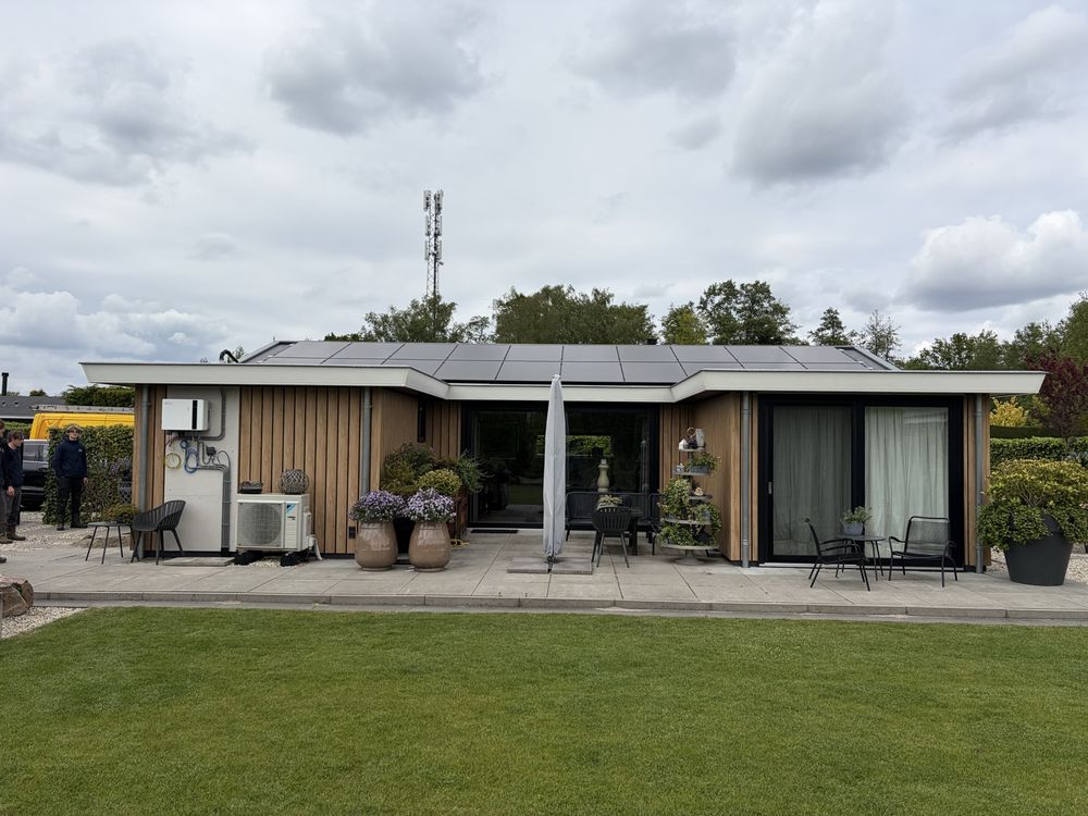 Zonnepanelen op een Nederlandse woning